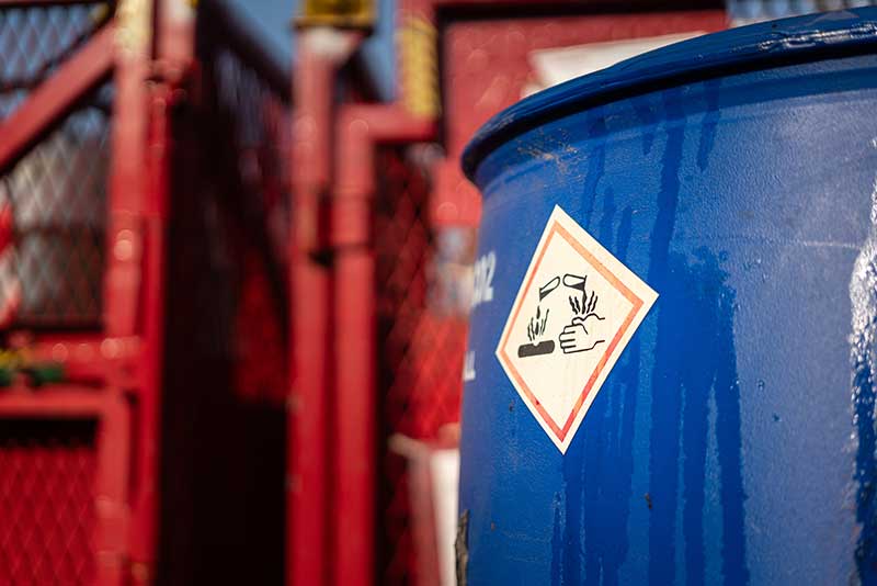 Chemical Burns or Skin Irritation